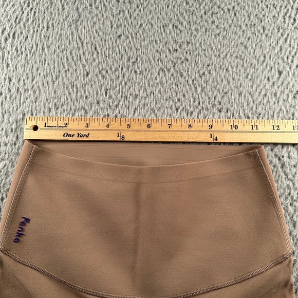 Fanka Leggings Womens M High Waist 7/8 Tan Brown Stretch Yoga Pants - Picture 4 of 8